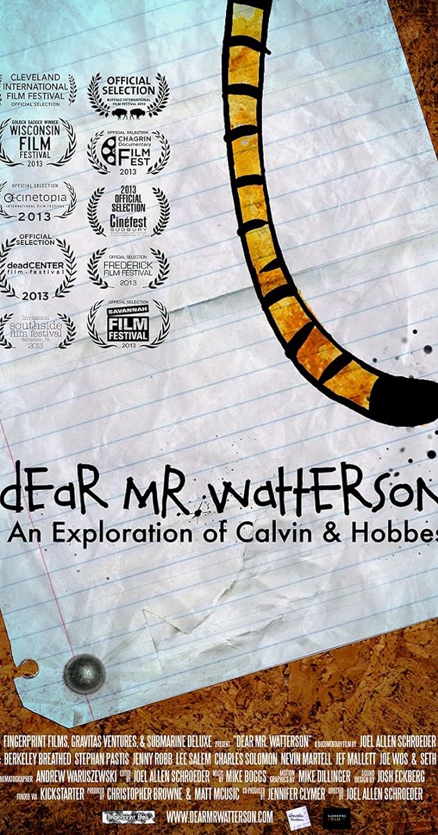 Dear Mr. Watterson