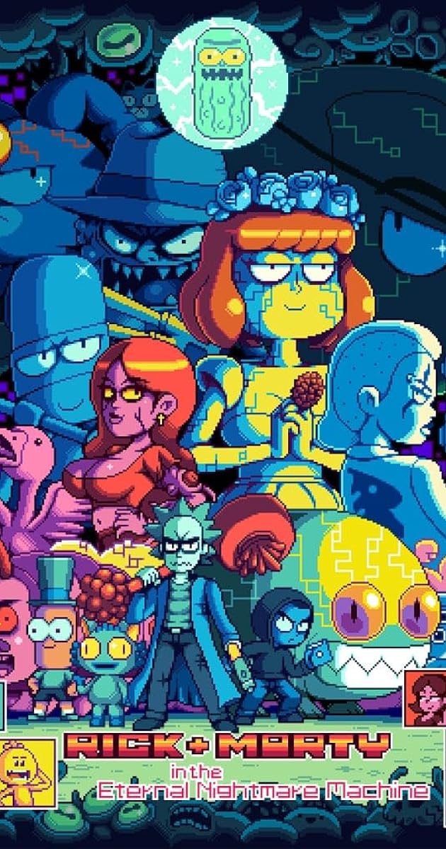 Rick and Morty in the Eternal Nightmare Machine